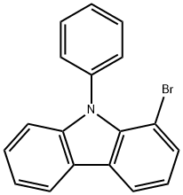 1-溴-N-苯基咔唑 结构式