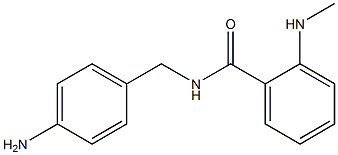 N-(4-氨基苄基)-2-(甲基氨基)苯甲酰胺 结构式