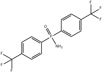 P,P-双(4-(三氟甲基)苯基)次膦酰胺 结构式