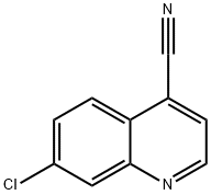 7-氯喹啉-4-甲腈 结构式