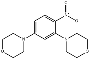 2,4-二(4-吗啉基)硝基苯 结构式