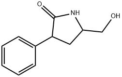 5-(羟甲基)-3-苯基吡咯烷-2-酮 结构式