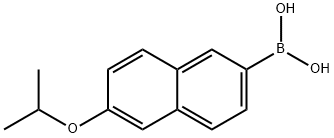 6-Isopropoxynaphthalene-2-boronic acid 结构式