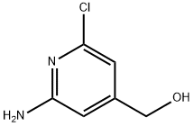 (2-aMino-6-chloropyridin-4-yl)Methanol 结构式