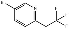 5-溴-2-(2,2,2-三氟乙基)吡啶 结构式