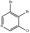 3,4-二溴-5-氯吡啶 结构式