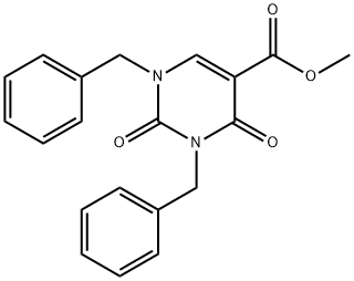 Methyl 1,3-dibenzyl-2,4-dioxo-1,2,3,4-tetrahydropyriMidine-5-carboxylate 结构式