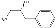 (2R)-1-胺-3-苯基丙烷-2-醇 结构式