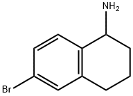 6-溴-1,2,3,4-四氢萘-1-胺 结构式