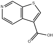 THIENO[2,3-C]PYRIDINE-3-CARBOXYLIC ACID 结构式