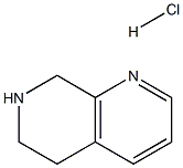 5,6,7,8-四氢-1,7-萘啶盐酸盐 结构式