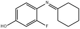 4-(环己基氨基)-3-氟苯酚 结构式