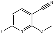 6-氟-2-甲氧基吡啶-3-甲腈 结构式