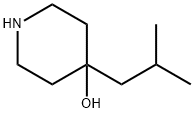 4- 异丁基-4- 哌啶醇 结构式