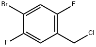 4-溴-2,5-二氟氯苄 结构式