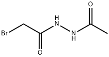 N'-乙酰基-2-溴乙酰肼 结构式