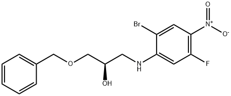 (R)-1-(苄氧基)-3-((2-溴-5-氟-4-硝基苯基)氨基)-2-丙醇C 结构式