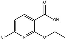 6-氯-2-乙氧基烟酸 结构式