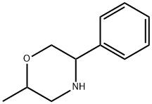 2-甲基-5-苯基吗啉 结构式