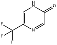 5-(三氟甲基)吡嗪-2(1H)-酮 结构式
