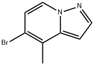 5-溴-4-甲基吡唑并[1,5-A]吡啶 结构式
