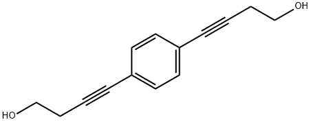 4,4'-(1,4-phenylene)dibut-3-yn-1-ol 结构式