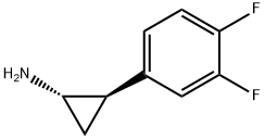 (1S,2R)-2-(3,4-二氟苯基)-环丙胺 结构式
