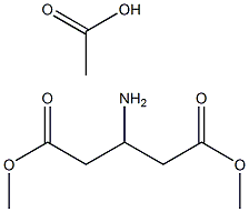 二甲基 3-氨基戊二酸酯乙酸酯 结构式
