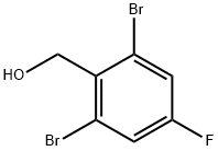 2,6-二溴-4-氟苯甲醇 结构式