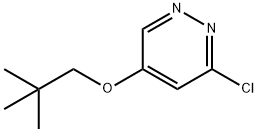 3-氯-5-(新戊氧基)哒嗪 结构式