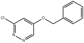 5-(苄氧基)-3-氯哒嗪 结构式