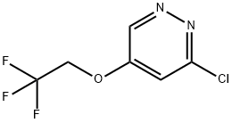 3-chloro-5-(2,2,2-trifluoroethoxy)pyridazine 结构式