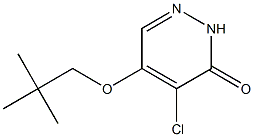 4-氯-5-(新戊氧基)哒嗪-3(2H)-酮 结构式