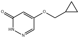 5-(环丙基甲氧基)哒嗪-3(2H)-酮 结构式