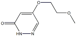 5-(2-甲氧基乙氧基)哒嗪-3(2H)-酮 结构式