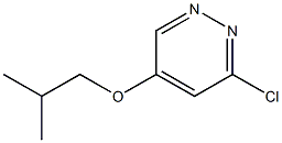 3-氯-5-异丁氧基哒嗪 结构式