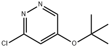 5-(叔丁氧基)-3-氯哒嗪 结构式