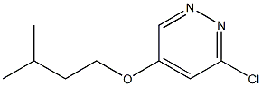 3-氯-5-(异戊氧基)哒嗪 结构式