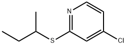 2-(仲丁基硫代)-4-氯吡啶 结构式