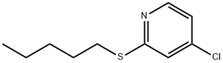 4-氯-2-(戊基硫代)吡啶 结构式