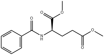 (R)- 2-苯甲酰胺戊二酸二甲酯 结构式