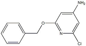 2-(苄氧基)-6-氯吡啶-4-胺 结构式