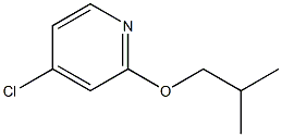 4-氯-2-异丁氧基吡啶 结构式