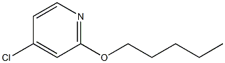 4-氯-2-(戊氧基)吡啶 结构式