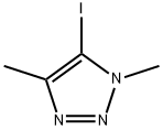 5-IODO-1,4-DIMETHYL-1H-1,2,3-TRIAZOLE 结构式