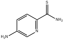 5-氨基吡啶-2-硫代甲酰胺 结构式