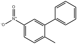 4 - 硝基-2 - 甲基联苯 结构式