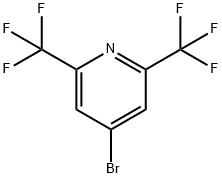 2,6-双(三氟甲基)-4-溴吡啶 结构式