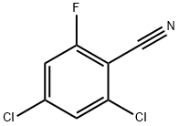 2,4-二氯-6-氟苯甲腈 结构式