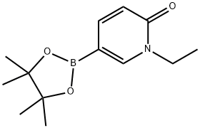 1-乙基-6-氧代-1,6-二氢吡啶-3-硼酸频哪醇酯 结构式